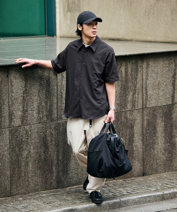 AiRide/AiRide Relax Fit Short Sleeve Seersucker Shirt/Pocketable/Quick Dry/UV Cut [Limited Edition]