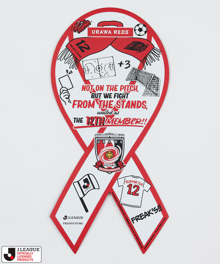 [Sales starting on May 15 at 12:00] J.LEAGUE × FREAK’S STORE Exclusive RIBBON MAGNET - Urawa Reds