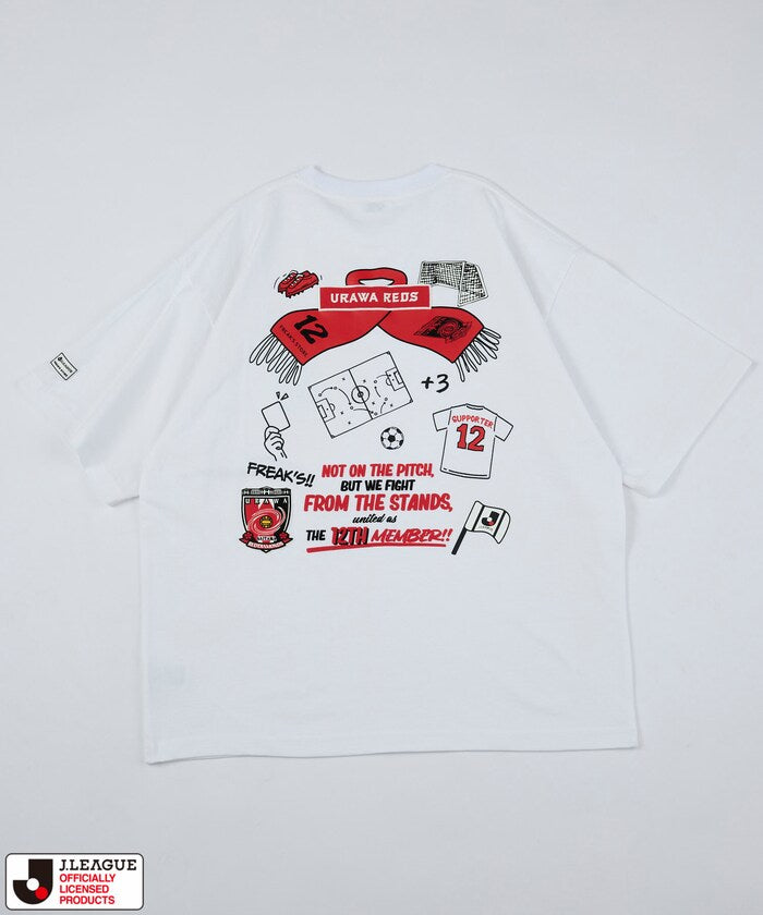 [Sales start on May 15 at 12:00] J.LEAGUE × FREAK'S STORE Exclusive SUPPORTERS SHORT SLEEVE TEE [Urawa Reds]