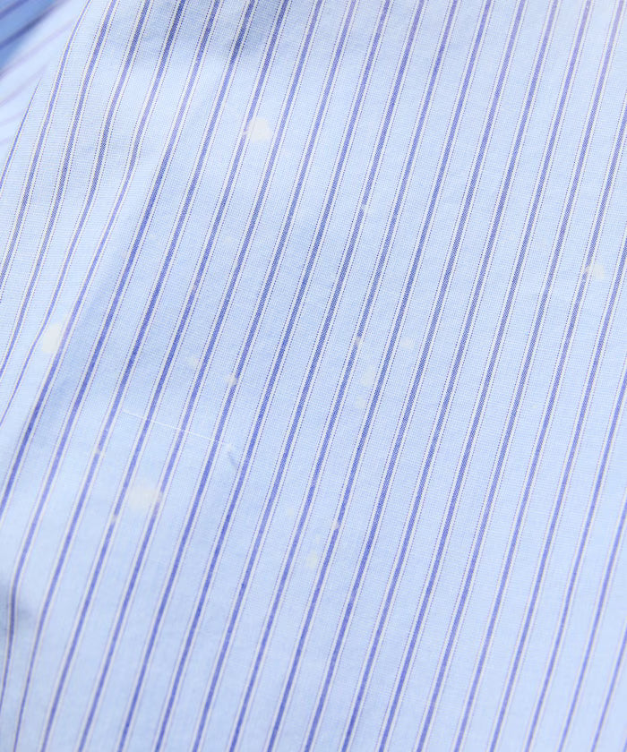 Big Silhouette Damage Processing Regular Color S/S Shirt/Check/Stripe/Fade Processing [Limited Edition]