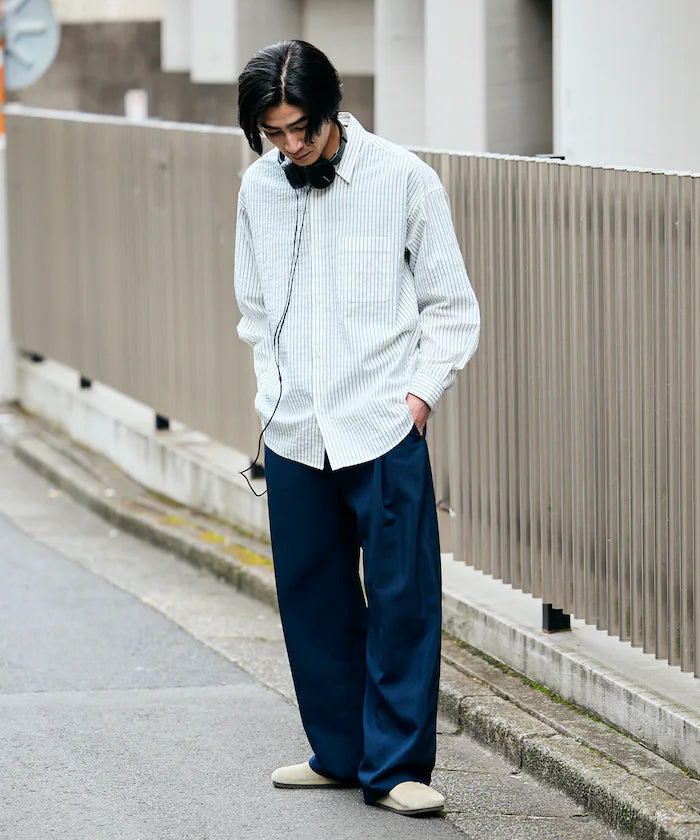 AiRide/Wide Silhouette Pocketable Tuck Slacks Pants/Quick-dry/UV Cut [Limited Edition]