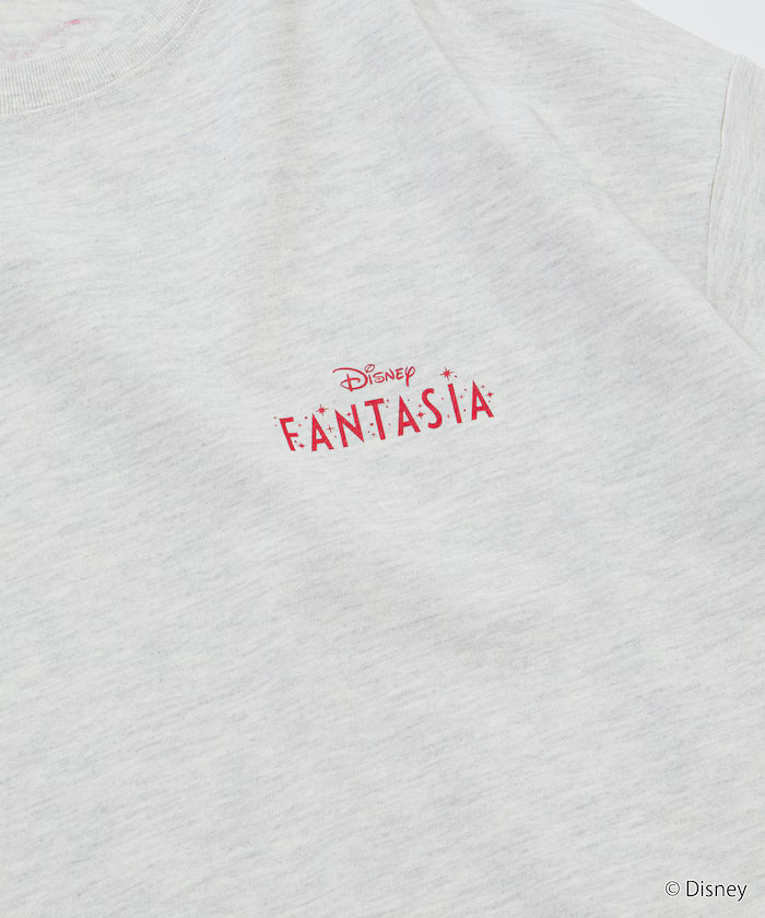 DISNEY/Mickey Mouse 'Fantasia'/Back Print Crew Neck T-Shirt [Limited Edition]