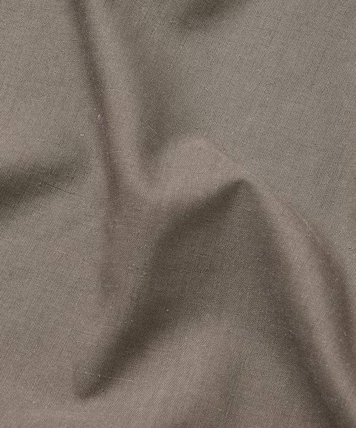 Relax Fit Relax Fit Linen Mix Polo Collar Shirt [Limited Edition]