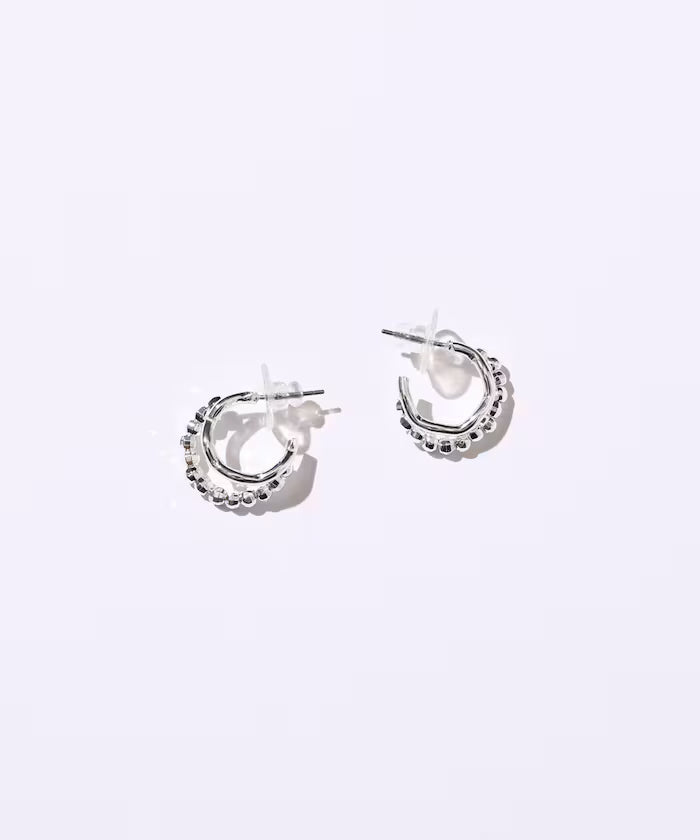 Double Hoop Earrings / For Both Ears