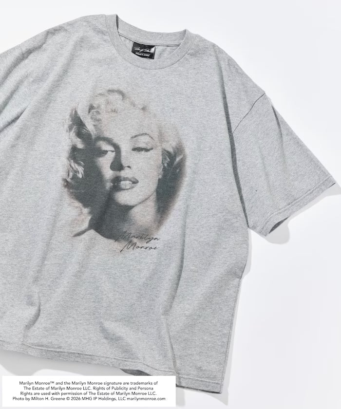 Marilyn Monroe Face Crack Photo T-Shirt