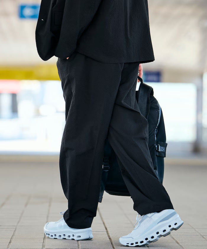 AiRide/AiRide Relax Fit Seersucker Setup/Tailored Jacket/Wide Slacks/Quick Dry/UV Cut 【Limited Release】