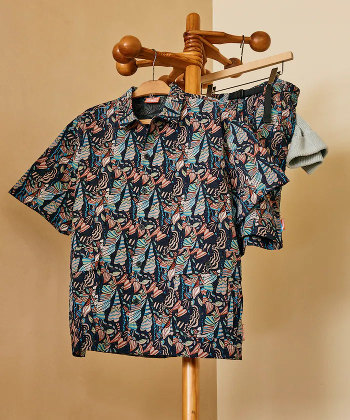 FREAK'S STORE for BEACH & FES Recycled Nylon Short Sleeve Shirt