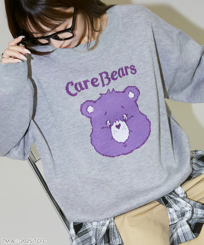 CareBears(TM)/ケアベア(TM) Face Jacquard Knit Limited Edition - Gray