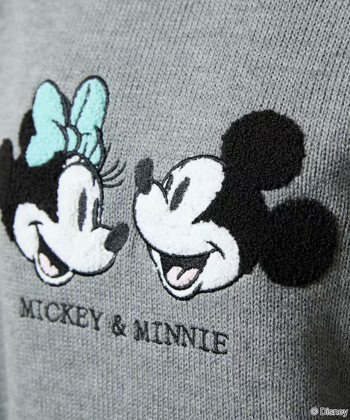 Mickey Mouse & Minnie Mouse/Mickey Mouse & Minnie Mouse/Sagara Embroidery Oversized Knit Limited Edition