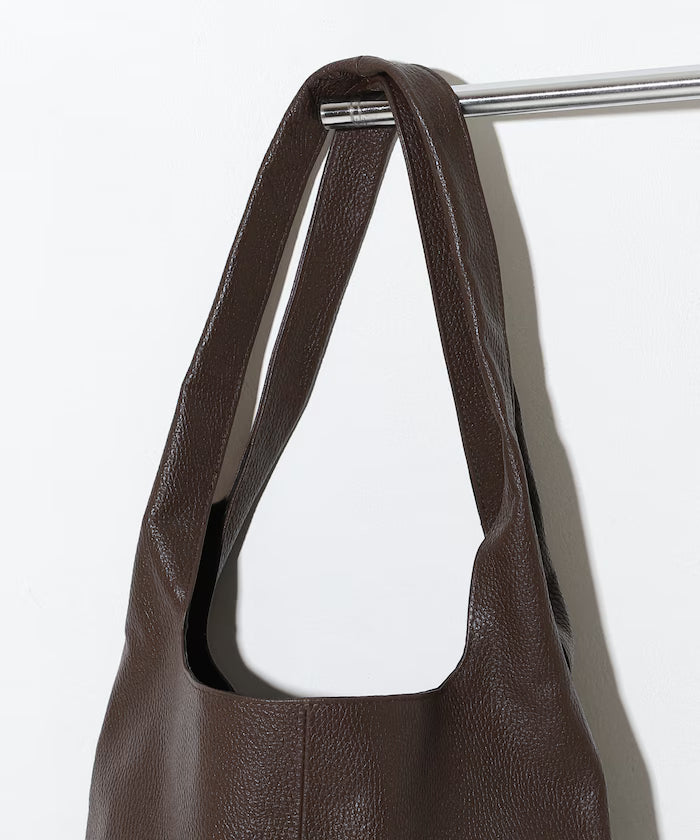 Leather Marche Bag / Leather Marche / Tote Bag / Cowhide / Water-Repellent Leather / A4