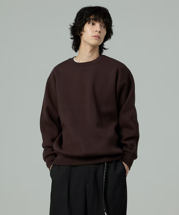 Sweat-like Crew Neck Knit
