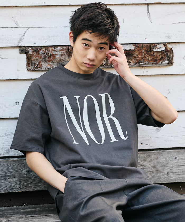 Big Silhouette Print Crew Neck T-Shirt / NOR 【Limited Release】