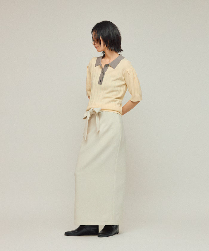 Double Cross Tight Skirt