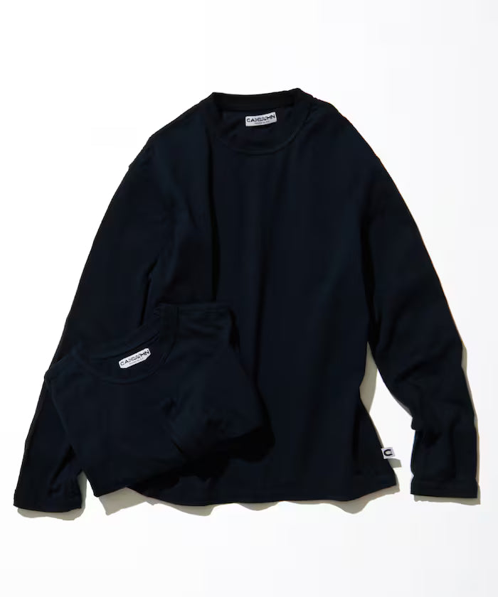 2-Pack Reversible Long Sleeve Tee “TIGHT FIT” - Navy
