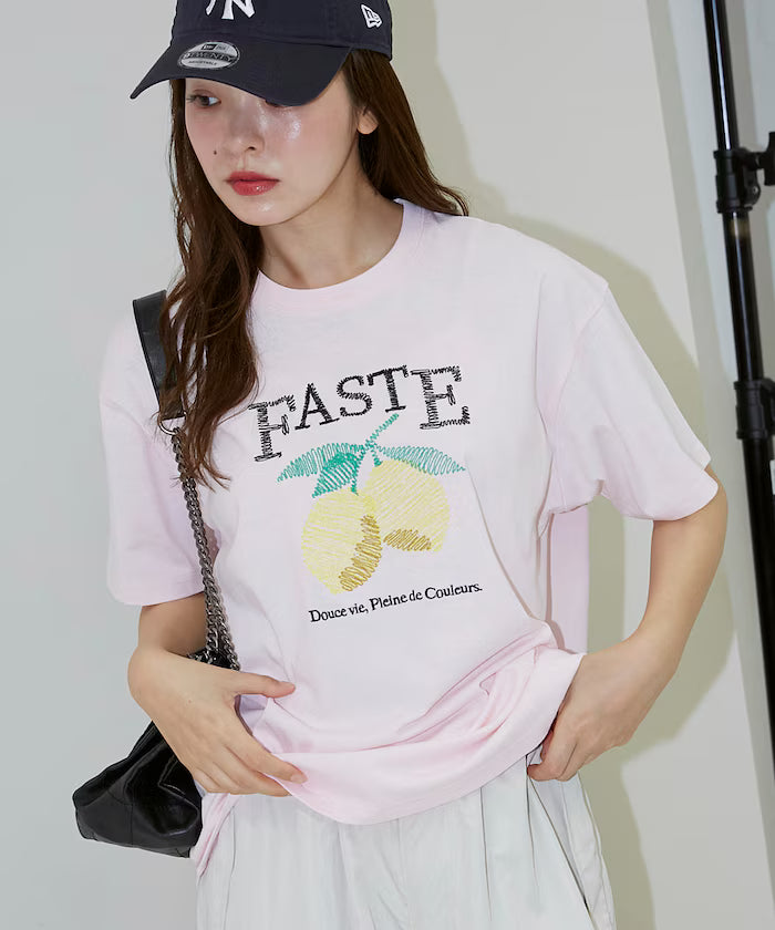 Lemon Embroidery T-shirt Limited Edition