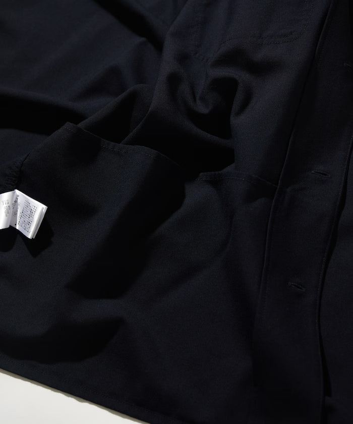 Saxony Chain Stitch Open Collar Shirt