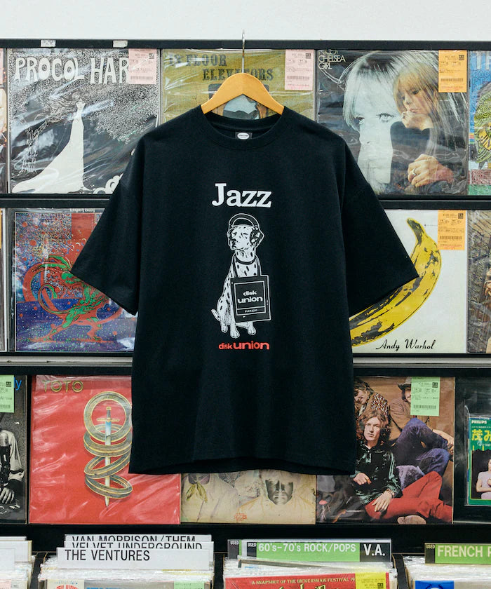 Limited Release diskunion×FREAK'S STORE Exclusive Dalmatian Big Silhouette Print Crew Neck T-Shirt