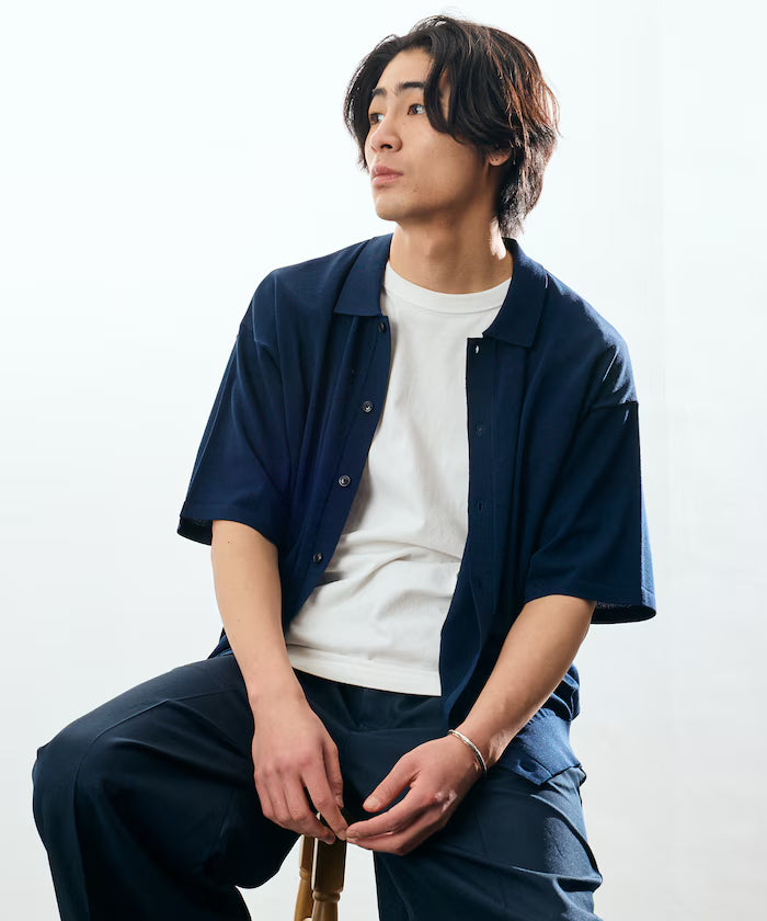 Relax Fit Relax Fit Cool Touch Polo Color Short Sleeve Knit Shirt [Limited Edition]