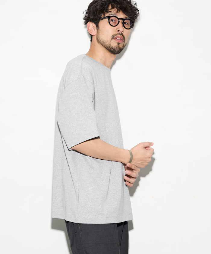 6 oz Front Logo Embroidery Crew Neck T-Shirt / One Point Design T-Shirt LEFT CHEST EMBROIDERY FIRST