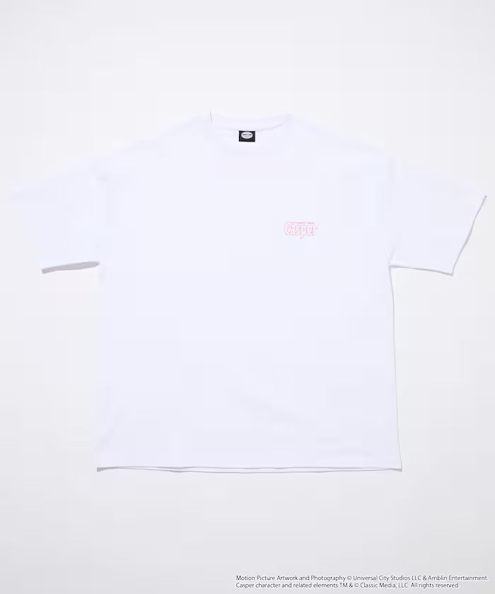 Casper the Friendly Ghost/キャスパー 別注 ビッグシルエット バックプリント クルーネックTシャツ 【限定展開】