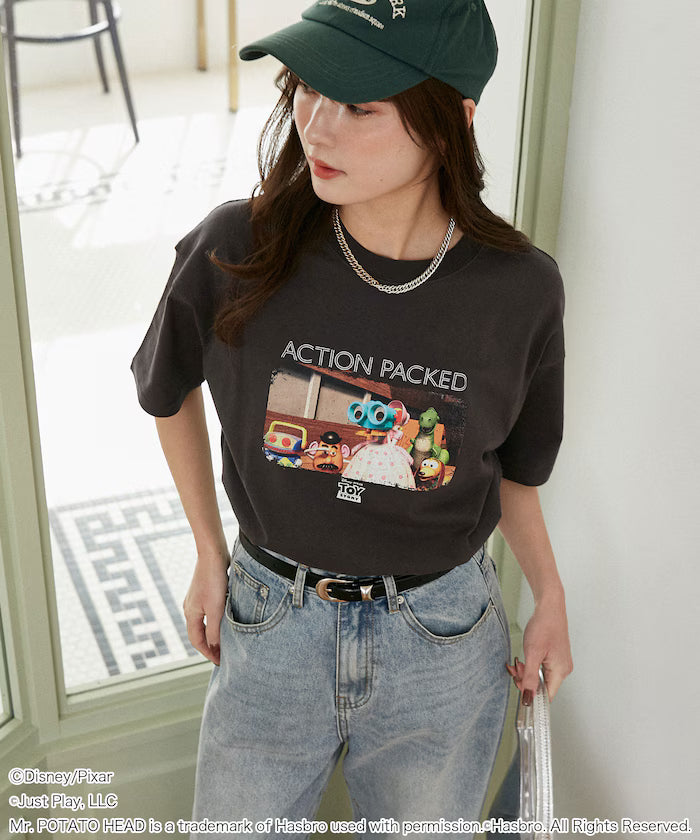 TOY STORY/トイ・ストーリー/ Photo Art T-Shirt Limited Edition - Charcoal Gray