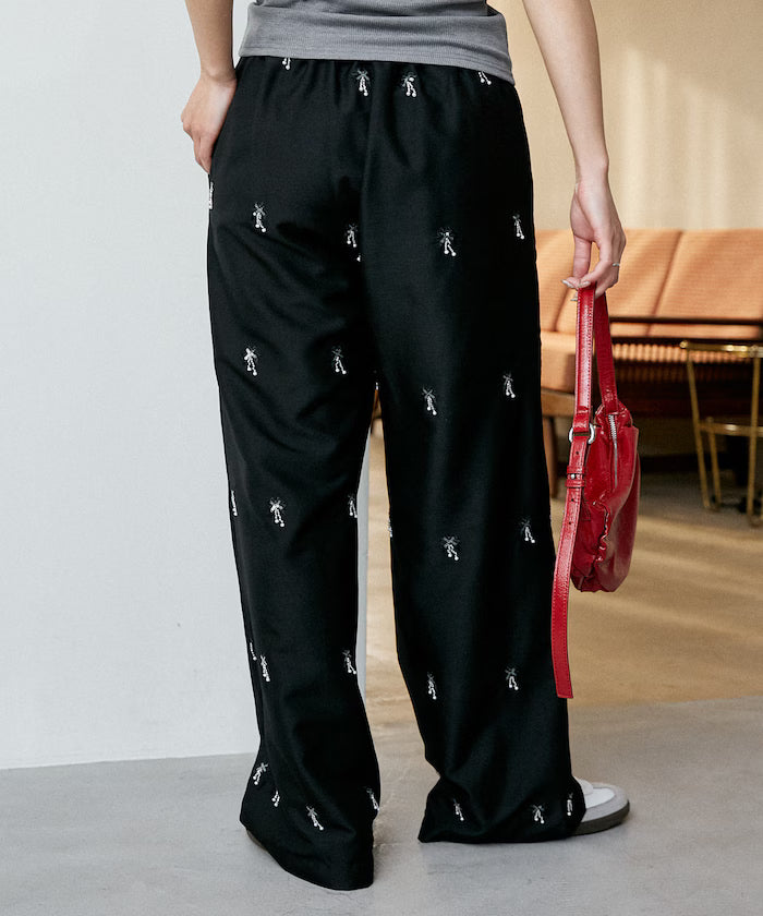 Total Beads Embroidery Easy Slacks Limited Release