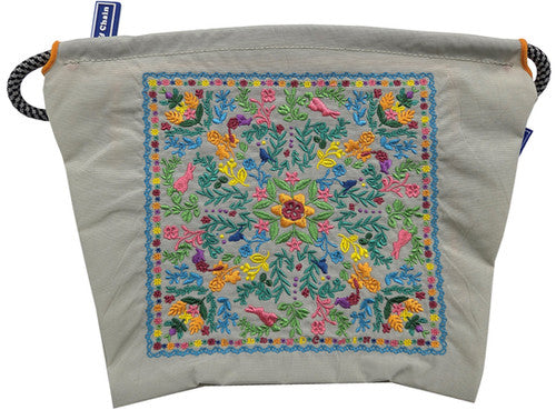 FLOWER BANDANA(P#84P/GRAY-30428) - Gray