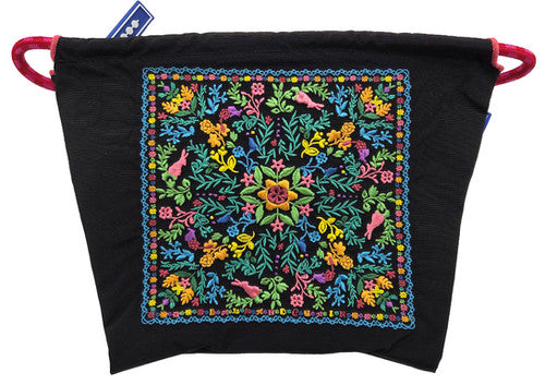 FLOWER BANDANA P#01 BLACK-30428 - Black