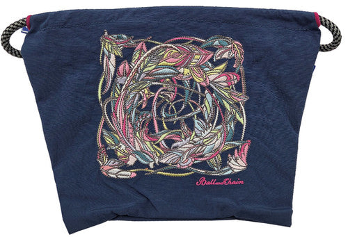 Feather(羽柄)P#32 NAVY-301425 - Navy