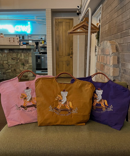 ROCKING HORSE (Wood Horse) L#60B/PINK-301176