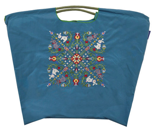 WITH FLOWER(Rabbit and Flowers) L#88 TURQ-301174
