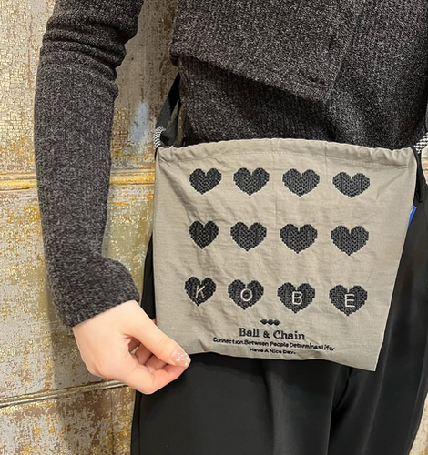 KOBE limited HEART(pouch limited to Kobe) #85 F/GRAY-301448 - Gray
