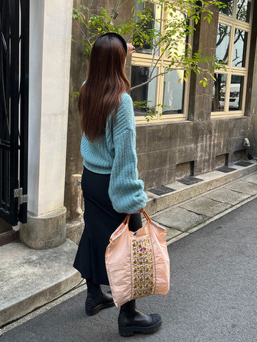 FLOWER LINE Ⅱ(M#59 P/BEIGE-301070) - Beige