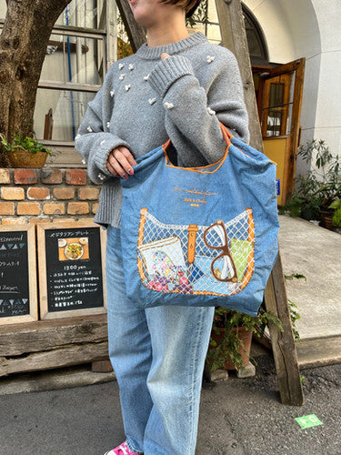 Mesh Pocket (Mesh Pocket) M#77DENIM-333006 - Denim
