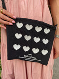 KOBE limited HEART (Kobe Limited Heart) Pouch #01 BLACK-301448 - Black