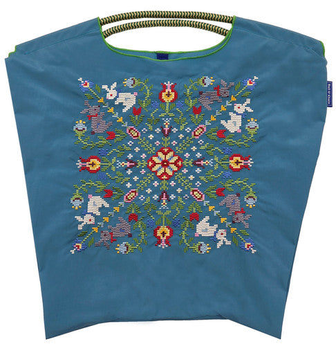WITH FLOWER(Rabbit and Flowers)M#88 TURQ-301074