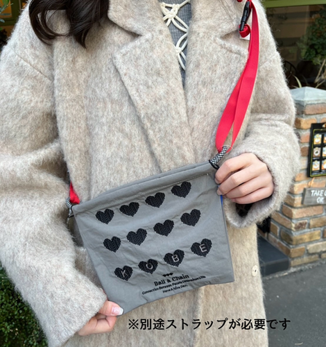 KOBE limited HEART(pouch limited to Kobe) #85 F/GRAY-301448