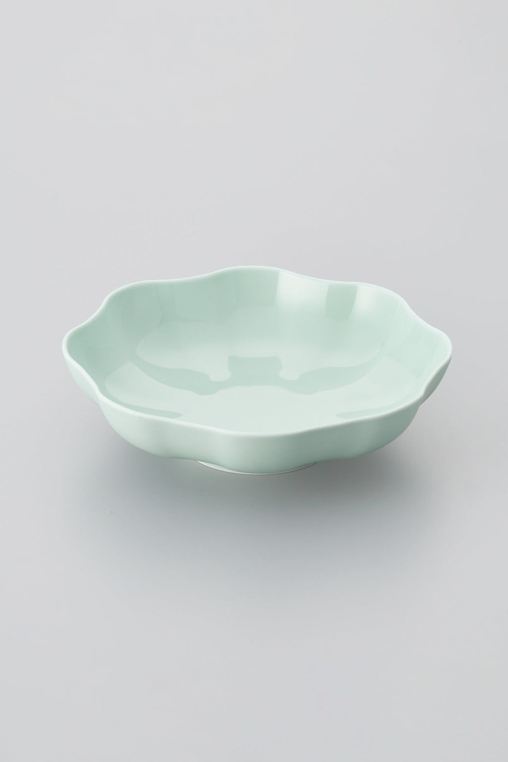PORCELAIN POTTERY BOWL LARGE - CLEARLY AQUA