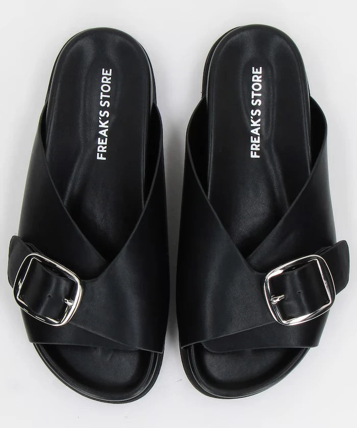 Buckle Flat Sandals