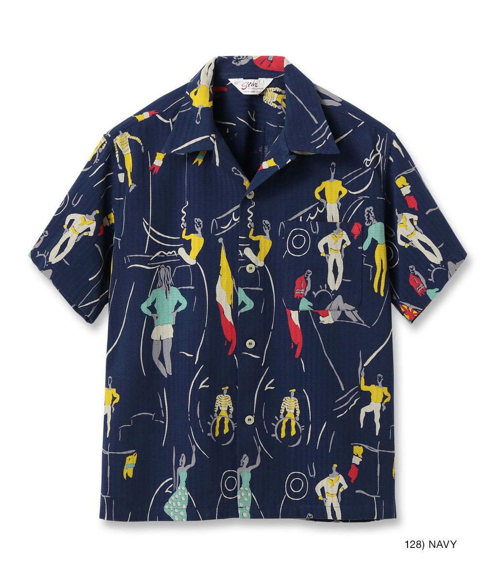 DOBBY COTTON OPEN SHIRT “SEA CRUISE”