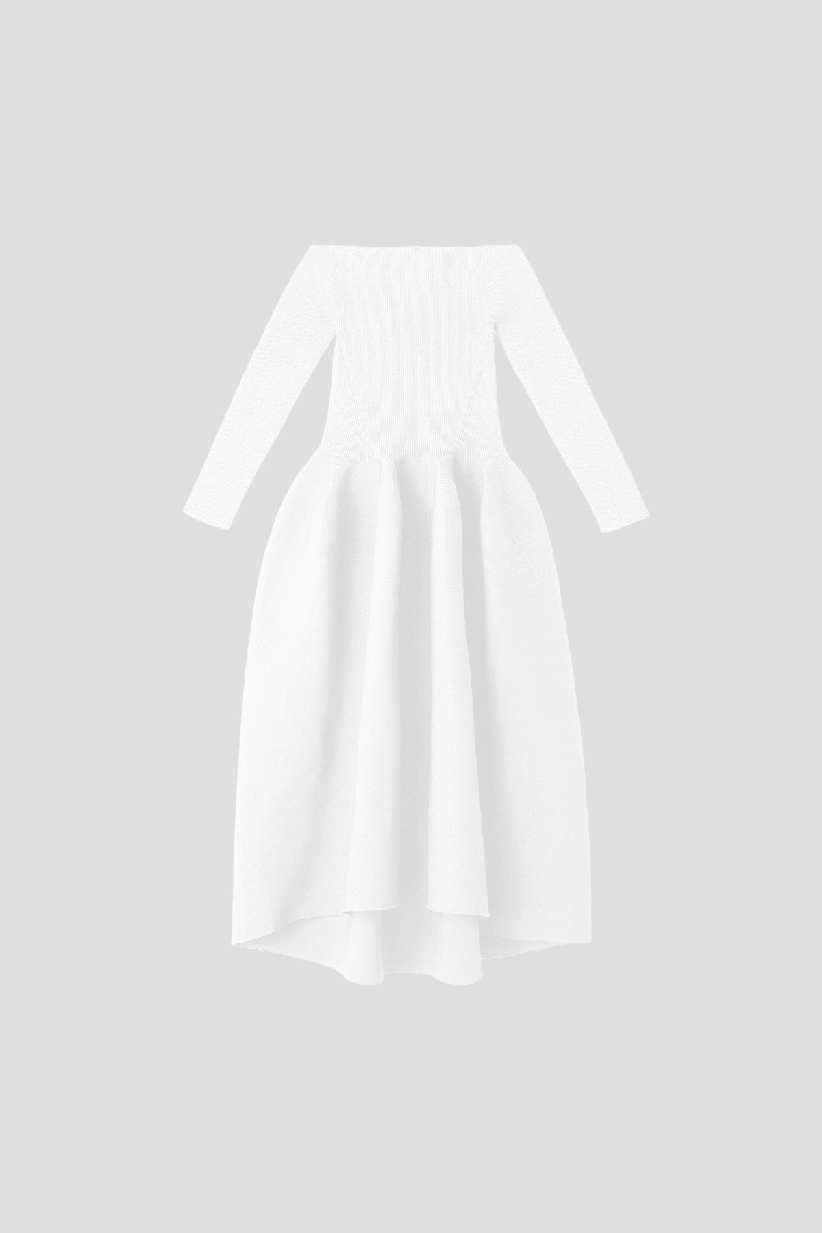 POTTERY HS OFF SHOULDER LONG SLEEVE DRESS
