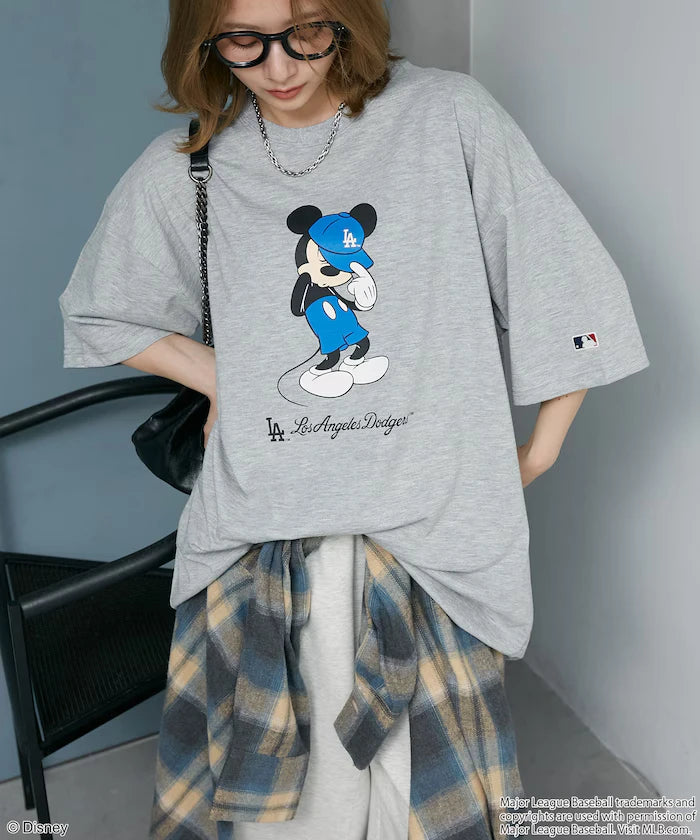 MLB/MICKEY MOUSE/Exclusive Print T-Shirt Limited Release