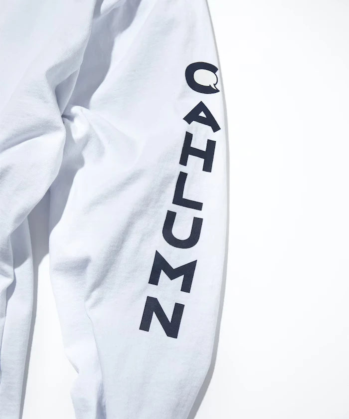 Heavy weight Jersey Mock Neck L/S Print Tee