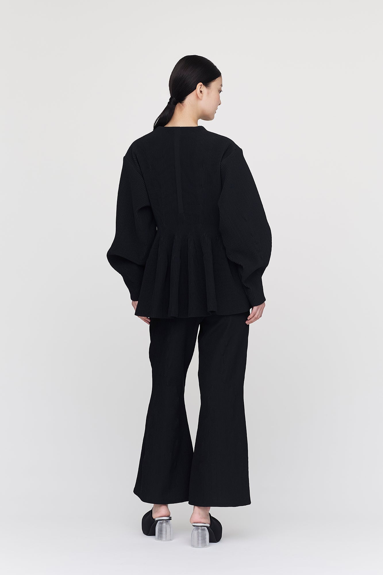 HYPHA PEPLUM ZIP  BLOUSON