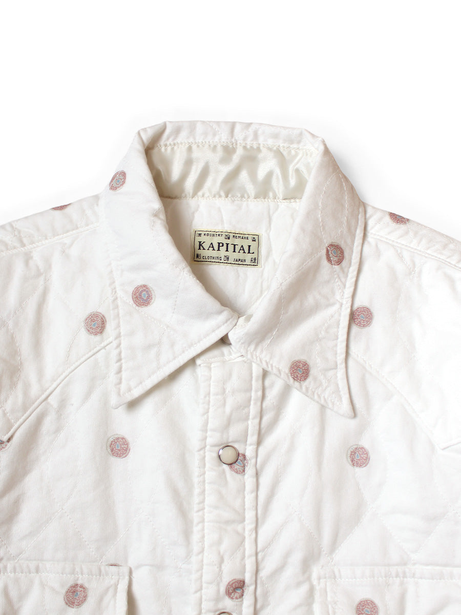 Cotton Quilting Bean Pattern pt Husky Western ...