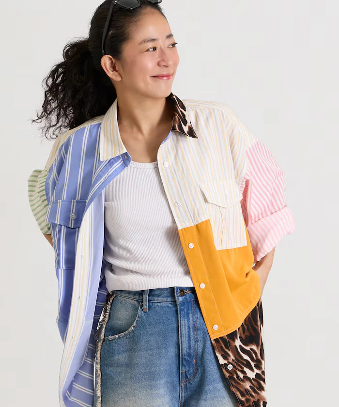 Patchwork Big Shirt