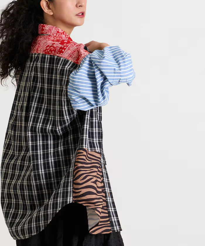 Patchwork Big Shirt