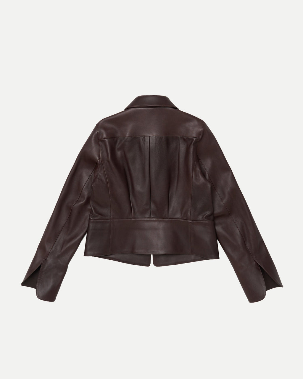 ZIP UP LEATHER JACKET