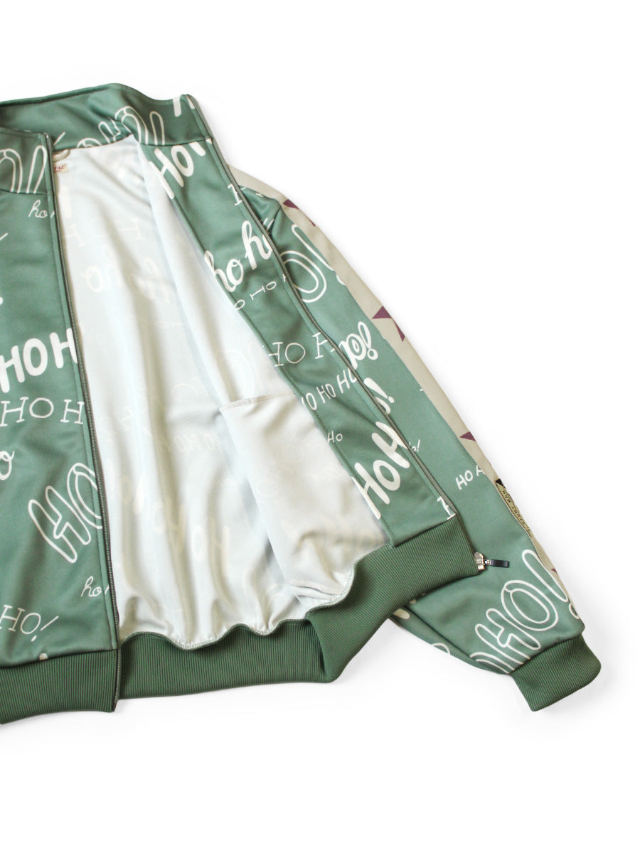 Smooth Jersey HOHOHO Pattern Track Jacket