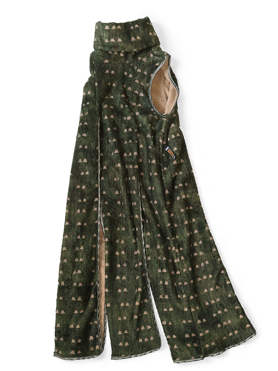 Iris Pattern Fleece Lamp Dress